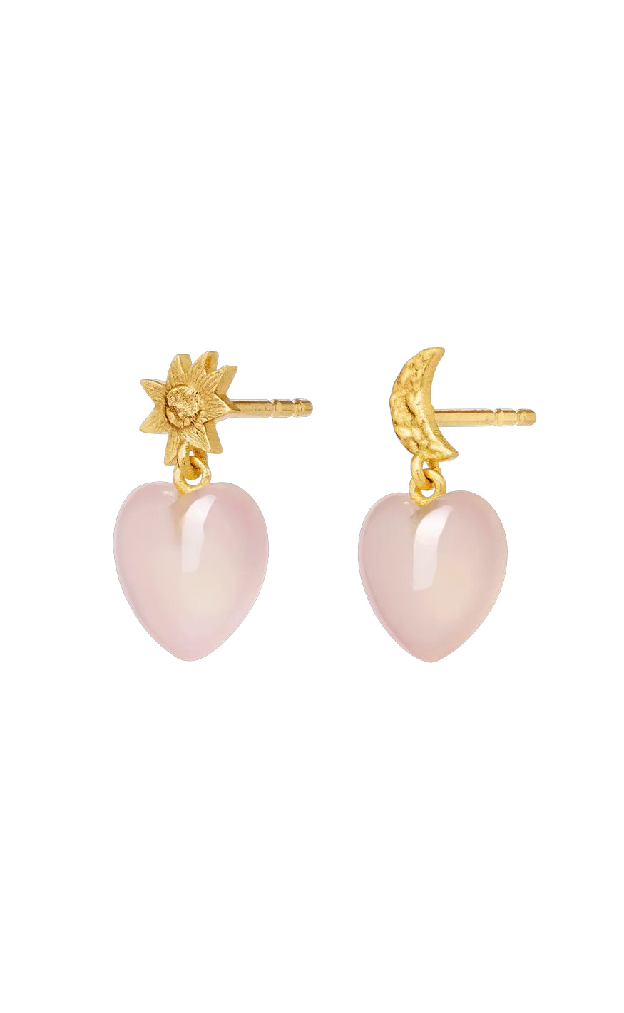 Gold Colour Maanesten Care Gold - Maanesten Øreringe  - 5715336016827