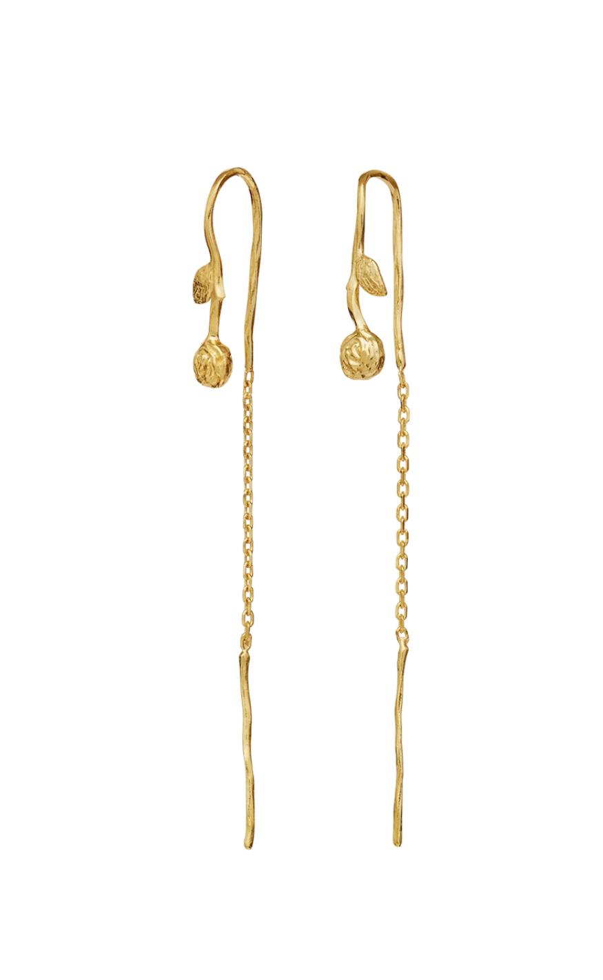 Gold Colour Maanesten Junia - Maanesten Øreringe  - 5715336013451
