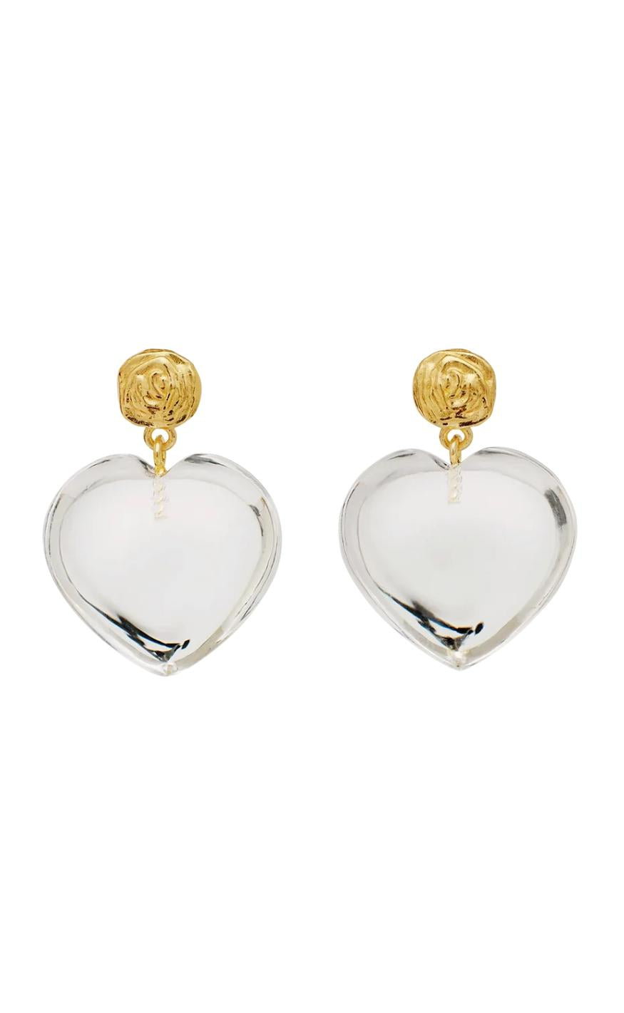Gold Colour Maanesten Lemona - Maanesten Øreringe  - 5715336013192