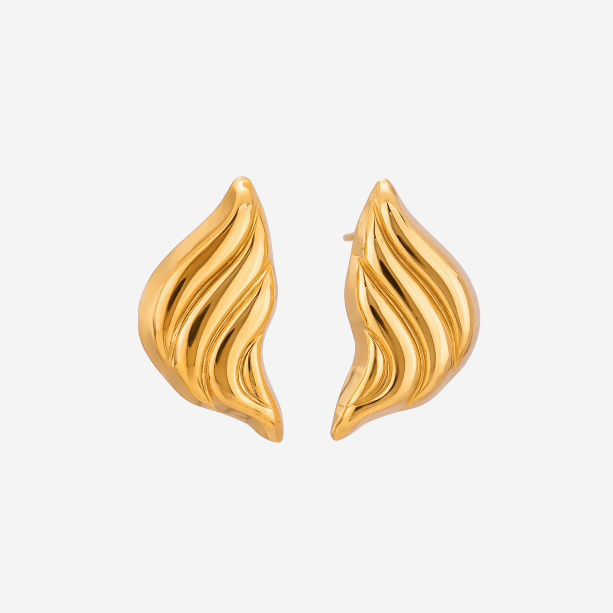 Aeris Earrings Forgyldt - Khaai Studio Øreringe