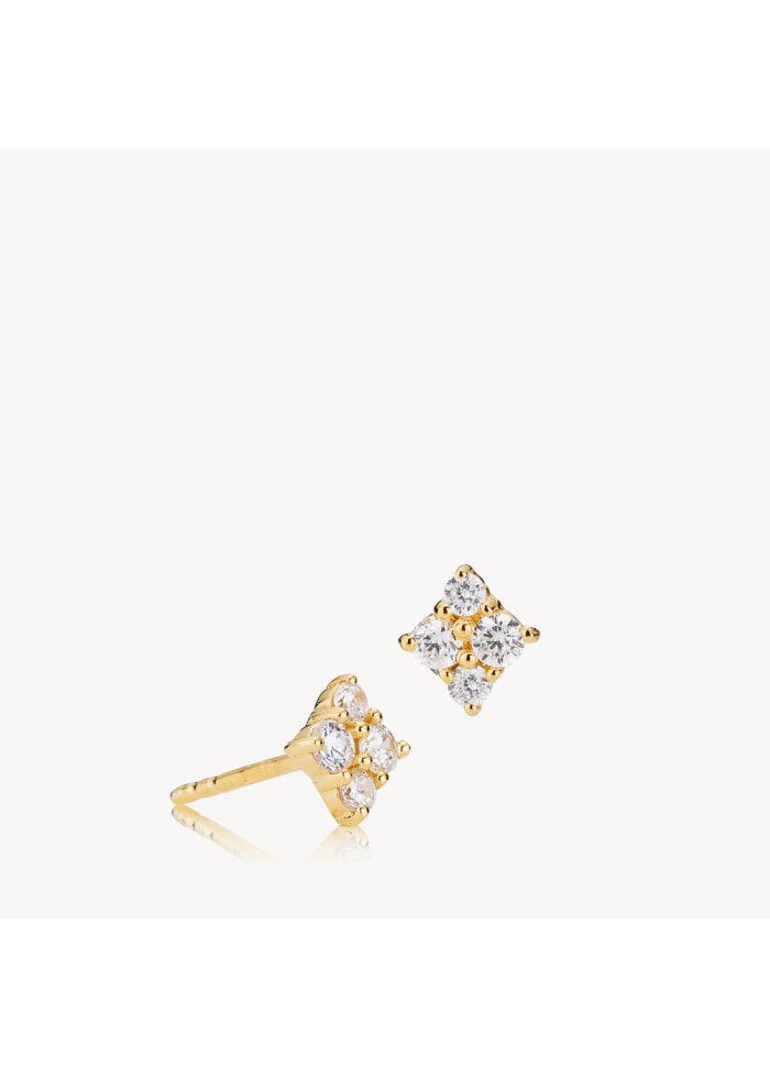 Angelina Earstuds Forgyldt Sølv Ørestikker Fra Izabel Camille - Izabel Camille Ørestikkere  - 5710143101407