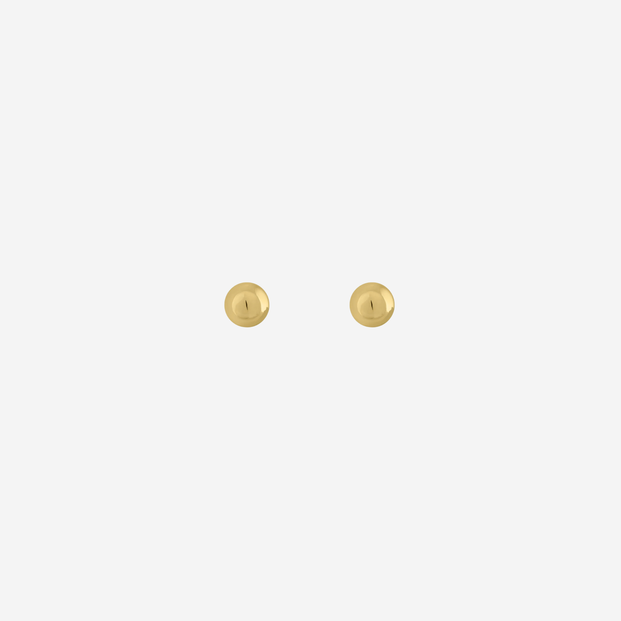 Ball Studs Forgyldt - Khaai Studio Ørestikkere