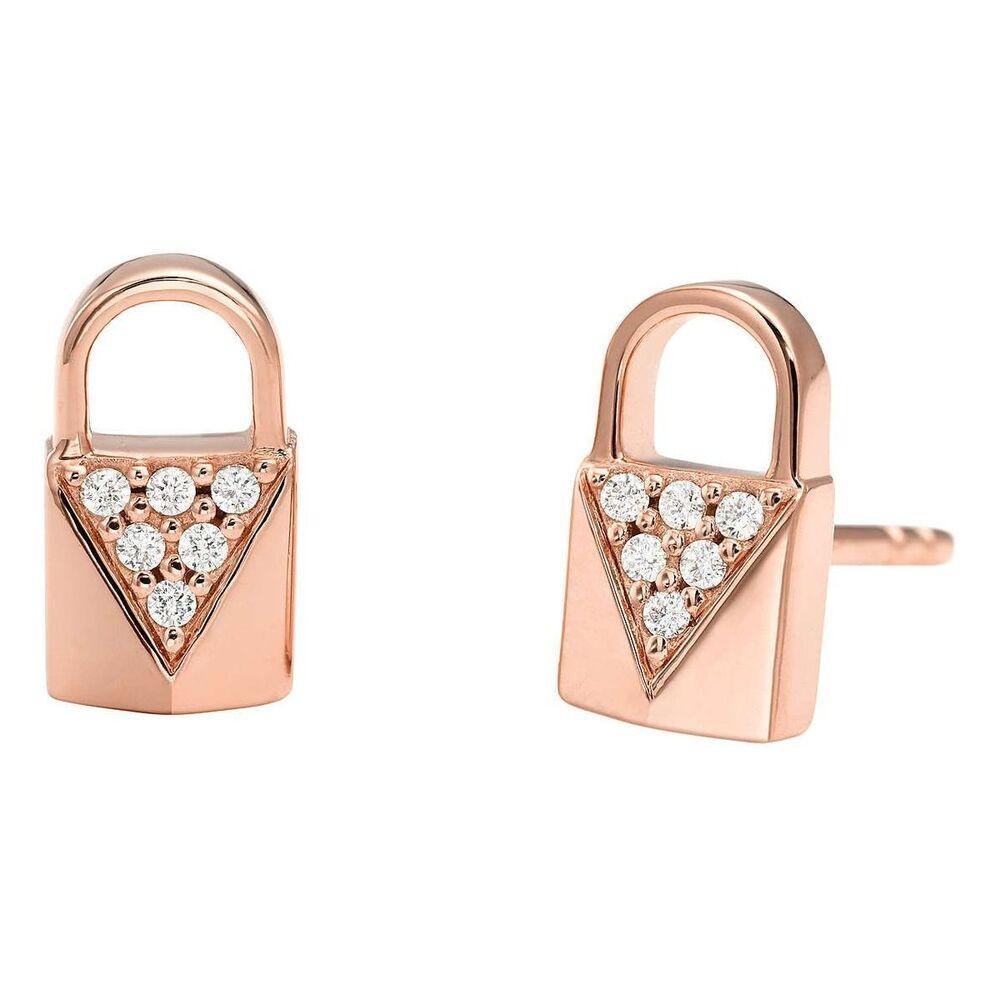 Til Kvinder Michael Kors Frozen Link - Michael Kors Øreringe  - 4013496011142