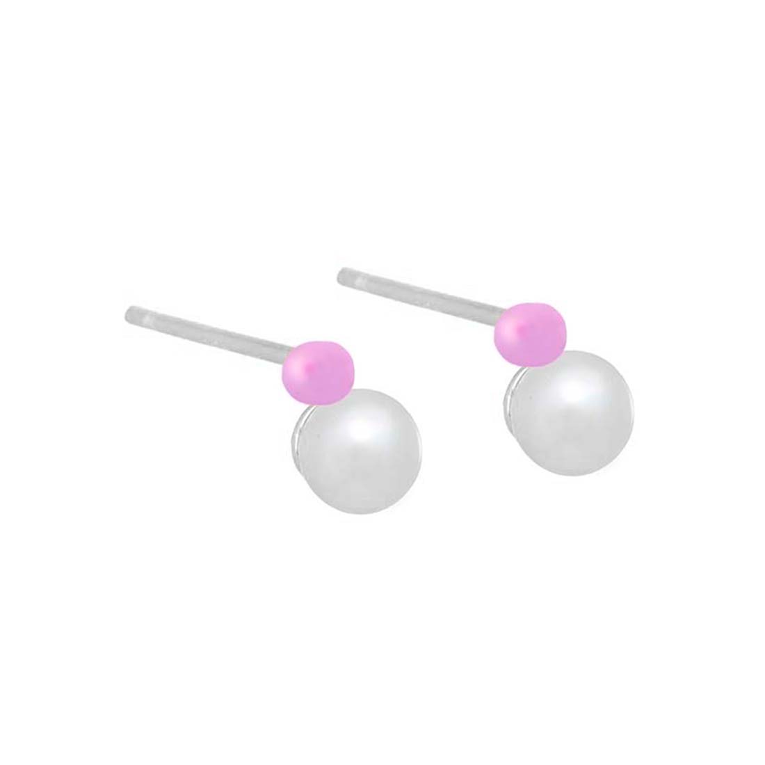 Amelia Earstud Silver - Aqua Dulce Øreringe  - 5740013844158