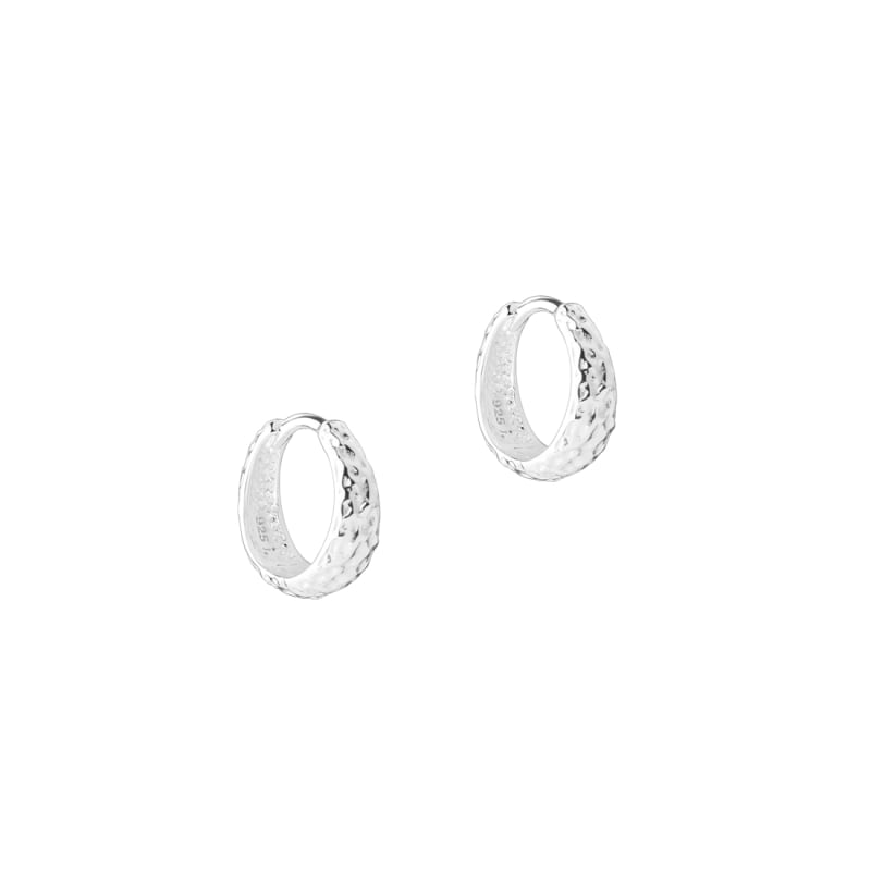 Cappa Hoop Silver - Aqua Dulce Øreringe  - 5740013862411
