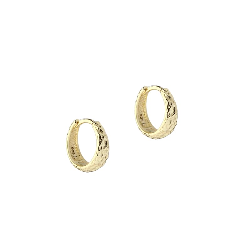 Cappa Hoop Golden - Aqua Dulce Øreringe  - 5740013862428