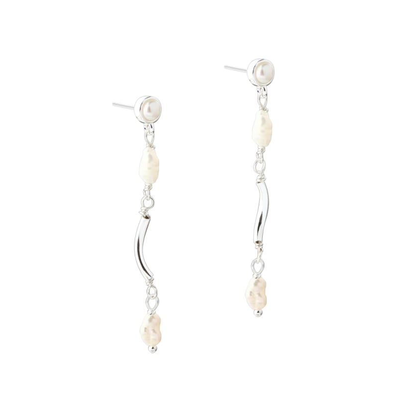 Alura Earstud Silver - Aqua Dulce Øreringe  - 5740013863227