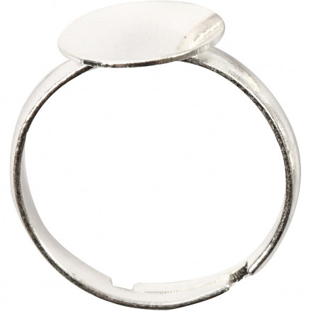 Fingerring Forsølvet 15stk - Diverse Øreringe  - 5707167927076