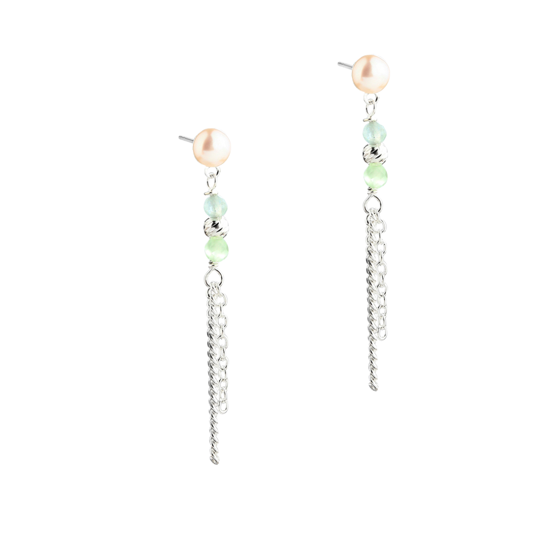 Aqua Breeze Earstud Silver - Aqua Dulce Øreringe  - 5740013858360