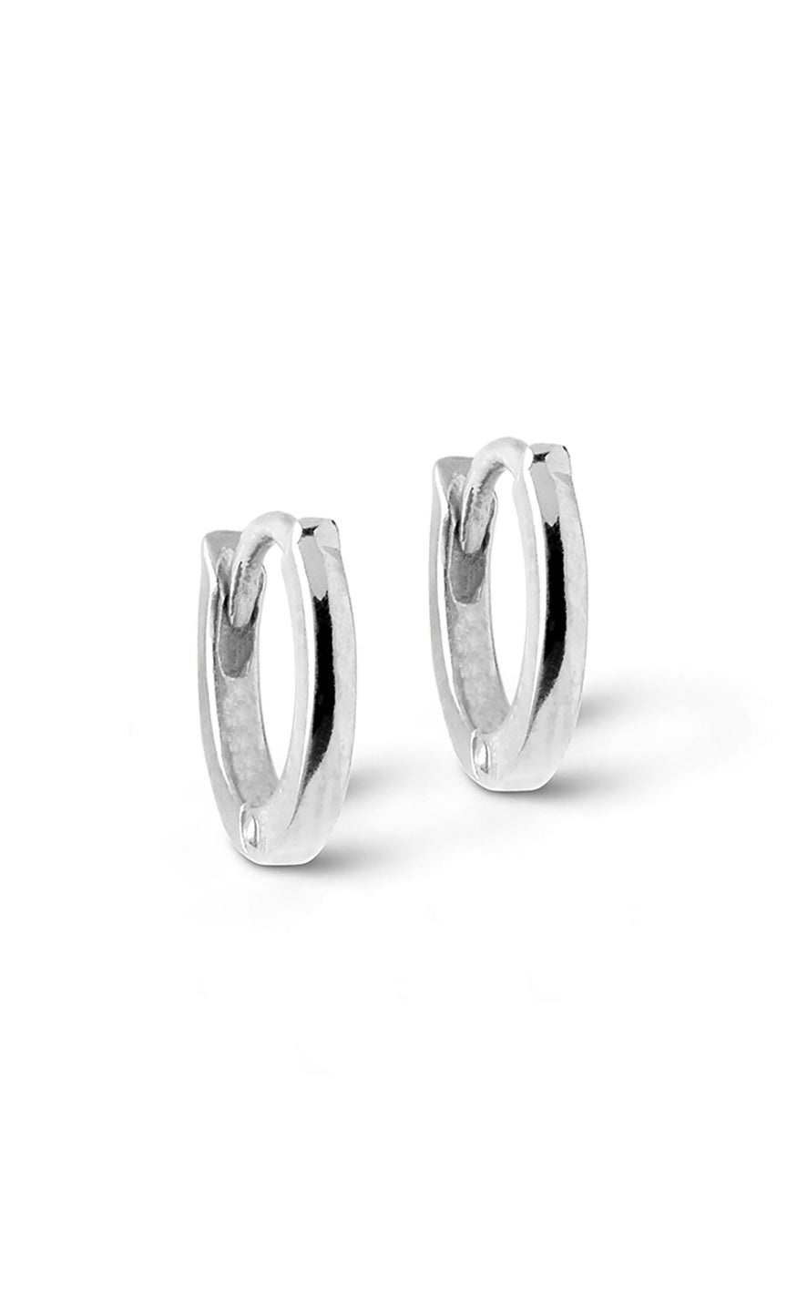 925S Enamel Copenhagen Hoops Classic Silver Colour - Øreringe  - 5714274016302