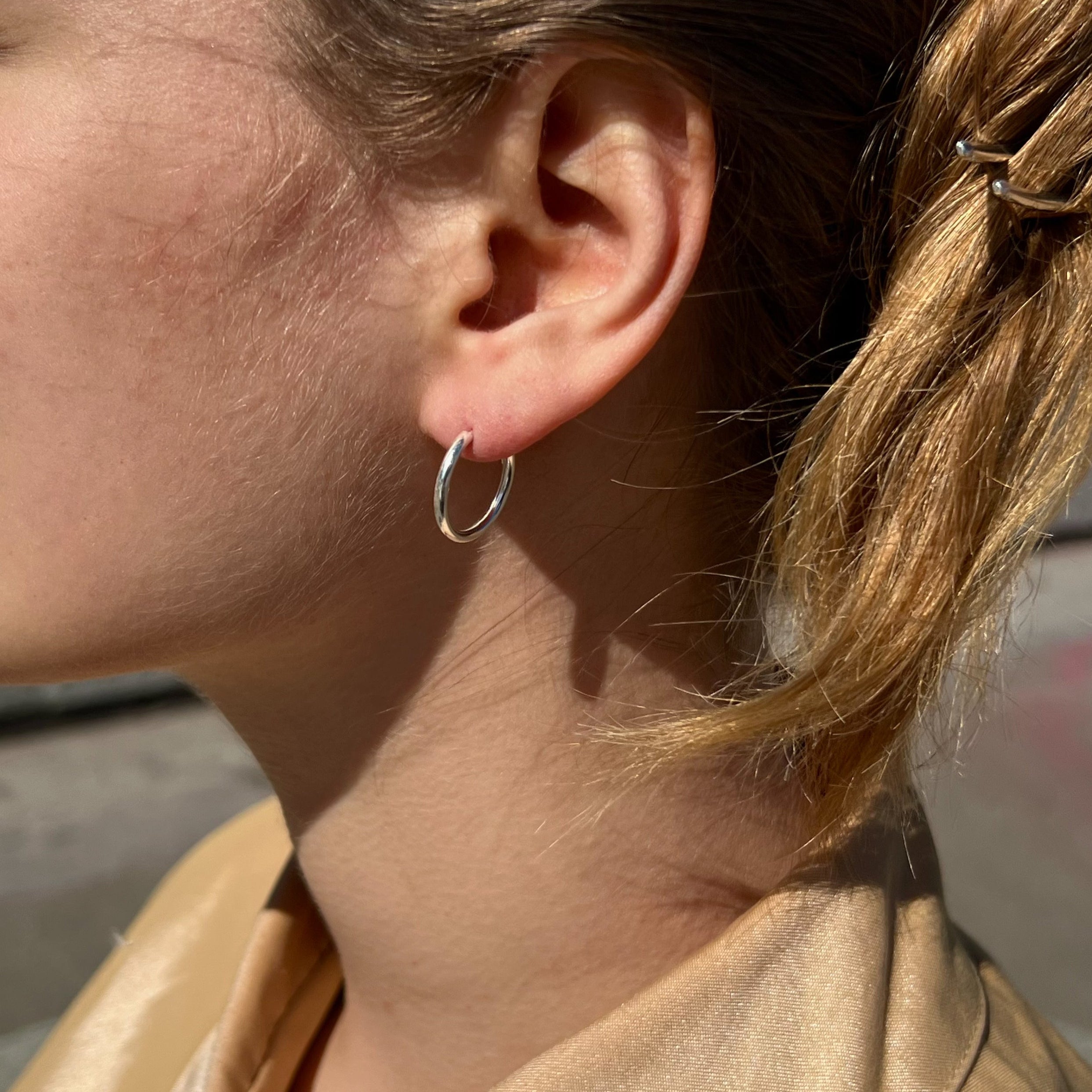 Sølv Endless Hoops Sterling - Tax Øreringe  - 05740034088524
