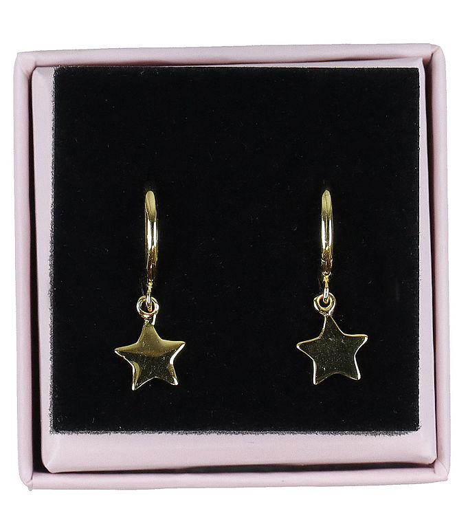Gul/Metallic Millavanilla Stjerner Guld - Millavanilla Øreringe  - 5745000111190