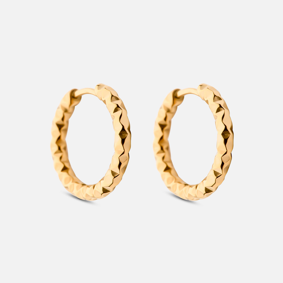 Astra Hoops 18mm Øreringe i 18k Guldbelægning