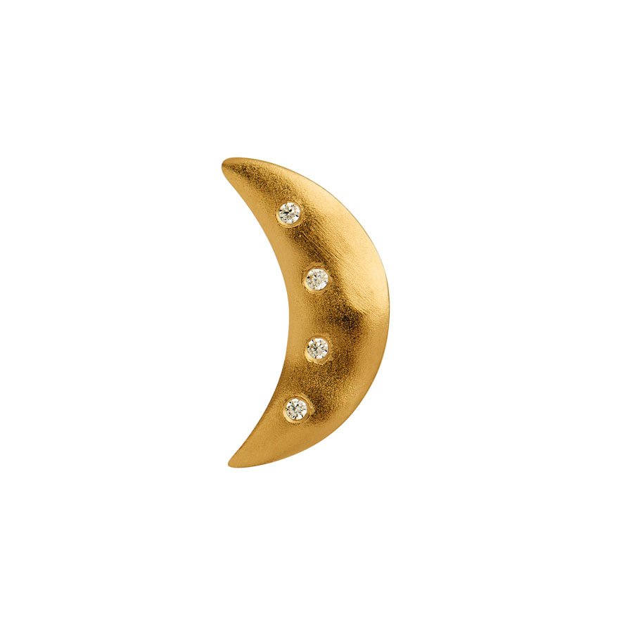 Bella Moon Earring Four Stones - Stine A Ørestikkere  - 5712778022348