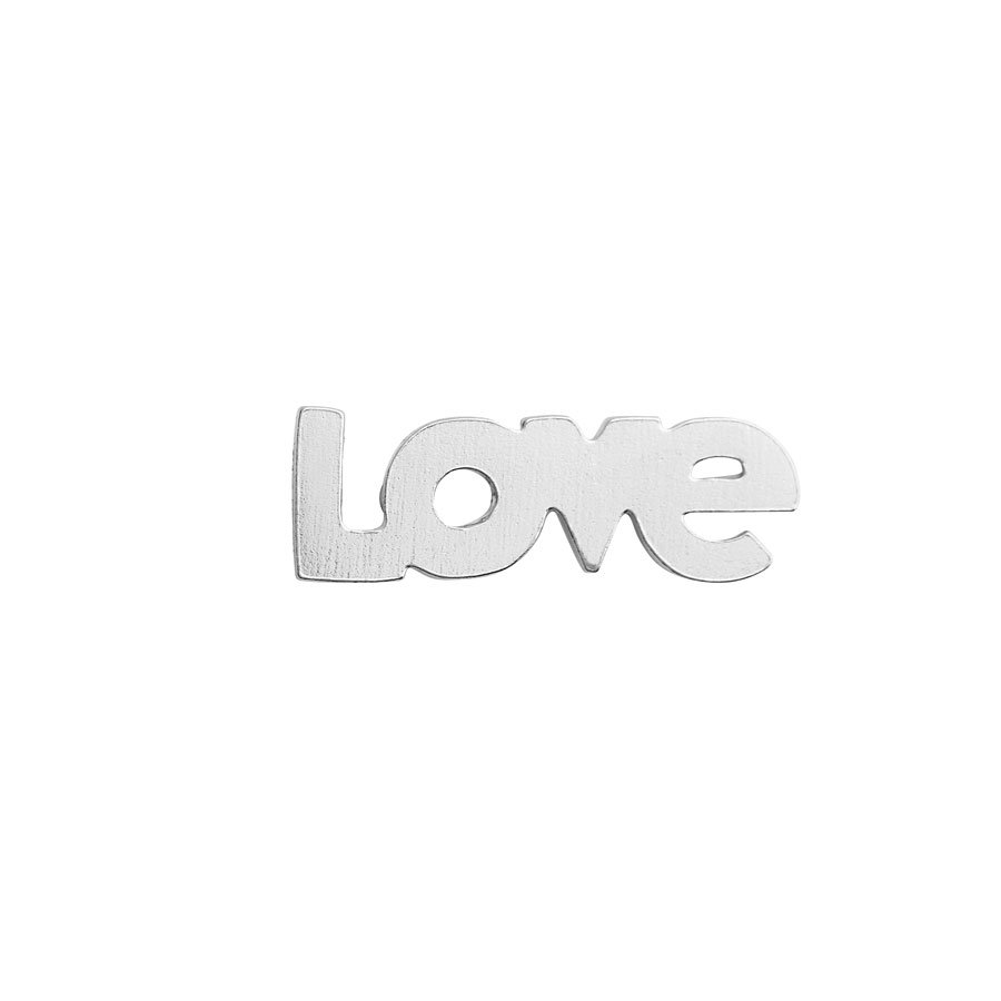 Love Earring Silver - Stine A Ørestikkere  - 5712778023024