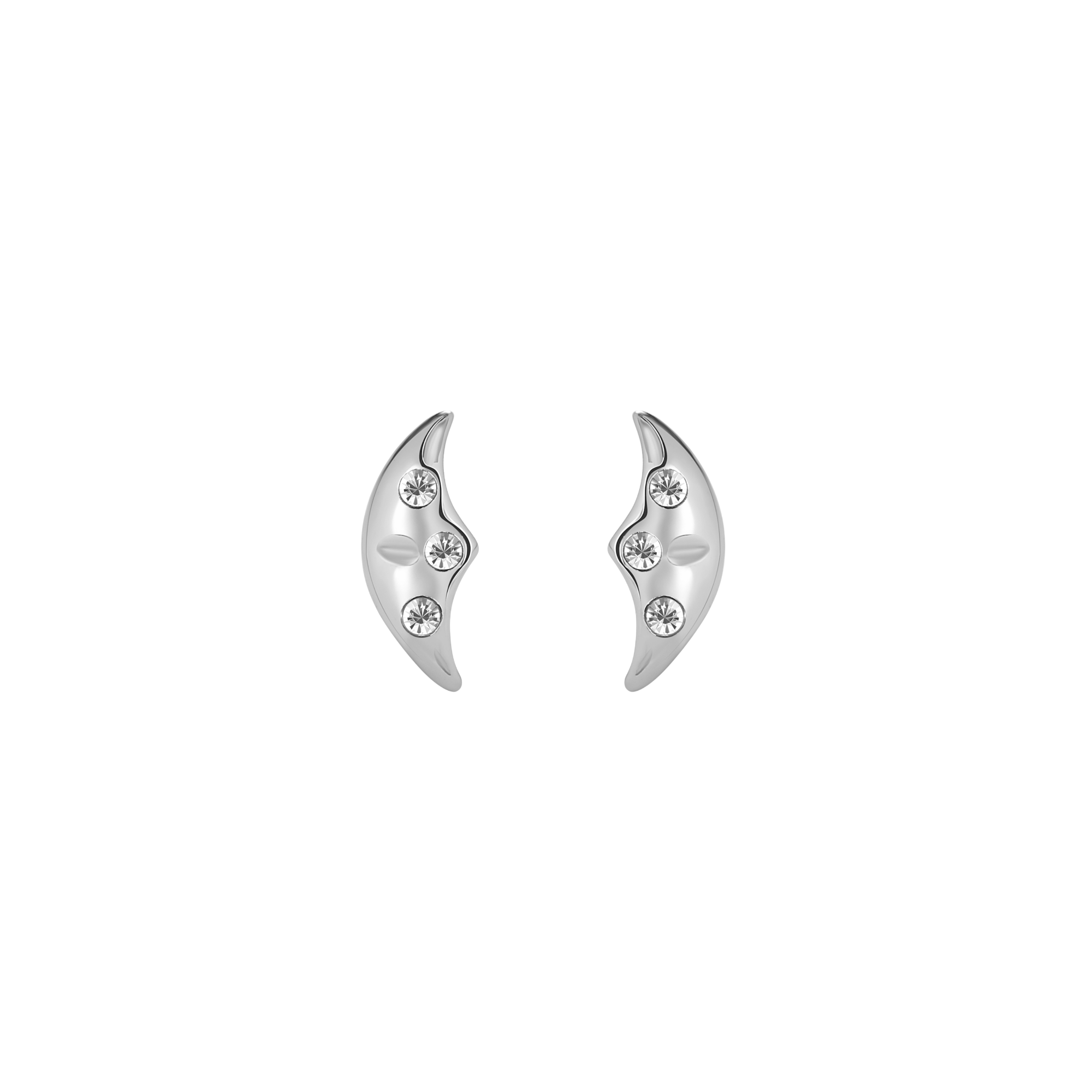 Ayla Petite Studs Sølv - Nava Copenhagen Øreringe  - 05715461001309
