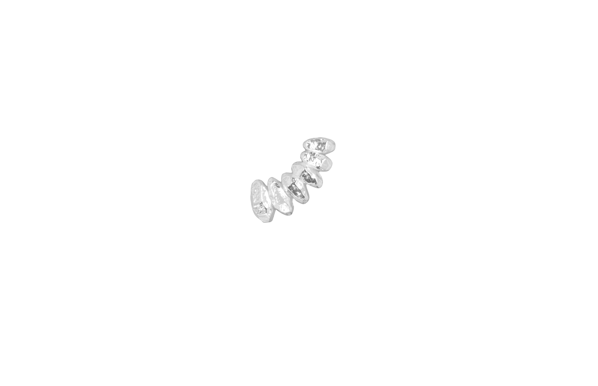 Sølv Isa Earring Silver - Ix Studios Øreringe  - 5714534021848