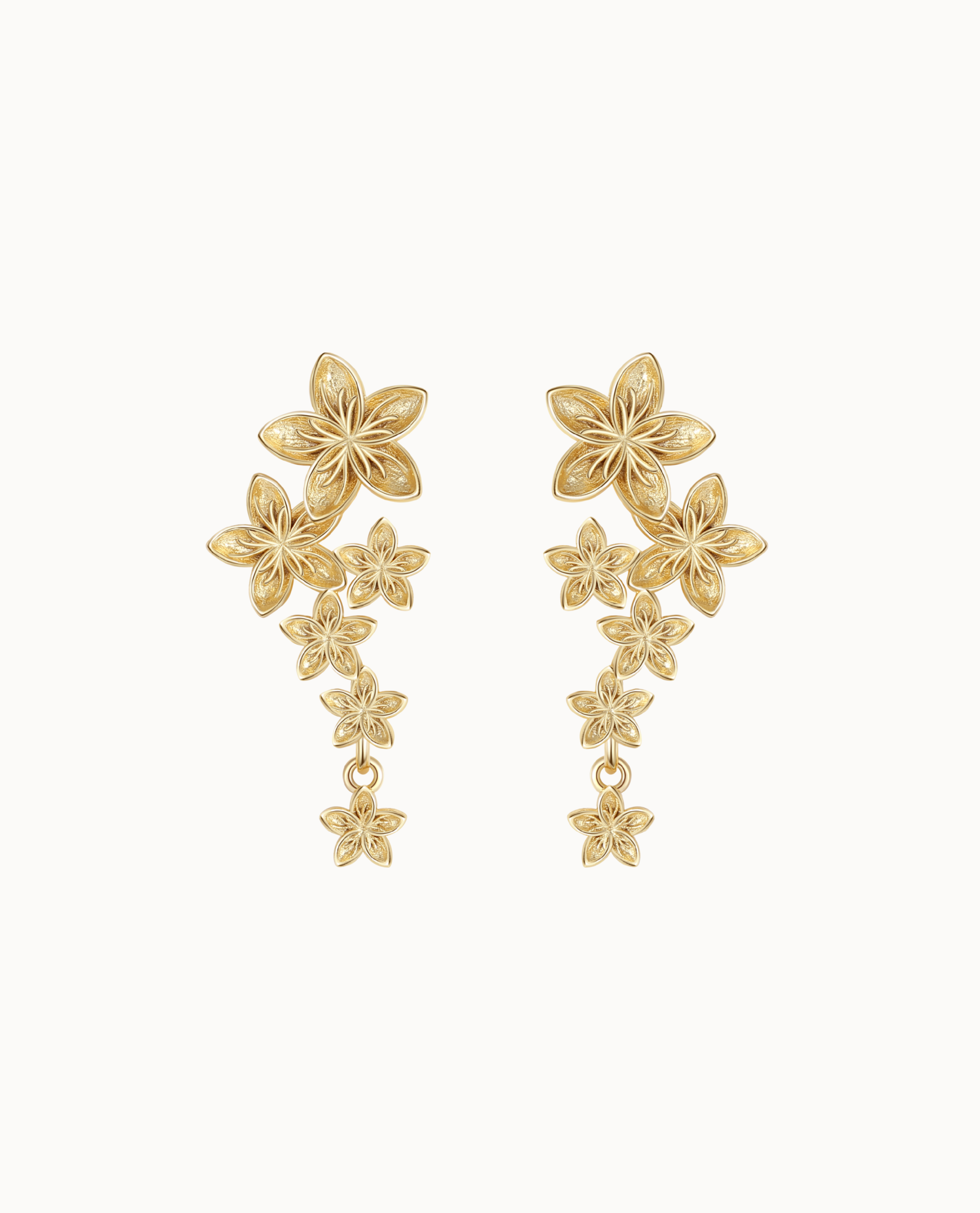 Leia Earrings Forgyldt - Nava Copenhagen Øreringe  - 5715461010110