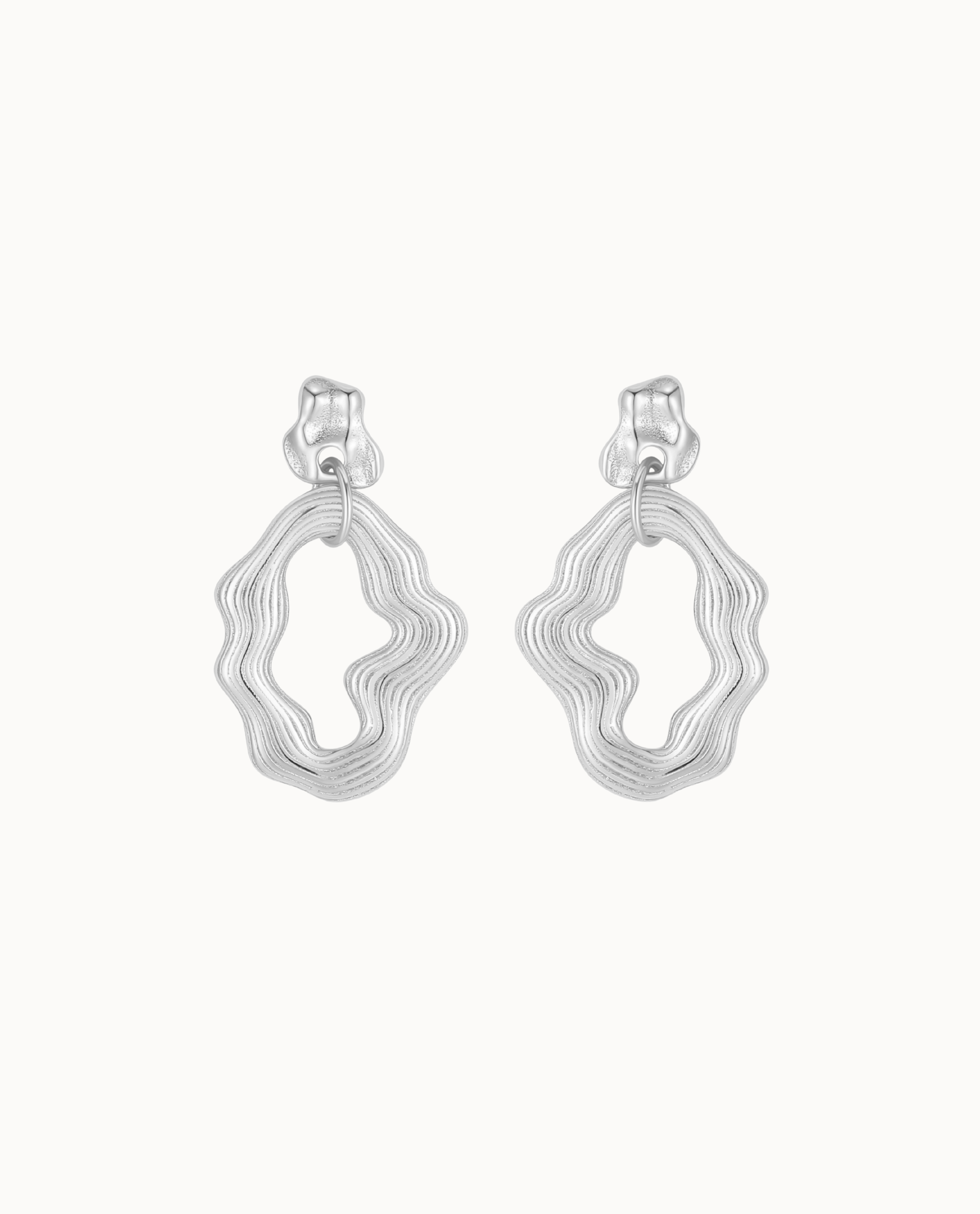 Nara Earrings Sølv - Nava Copenhagen Øreringe  - 5715461007936