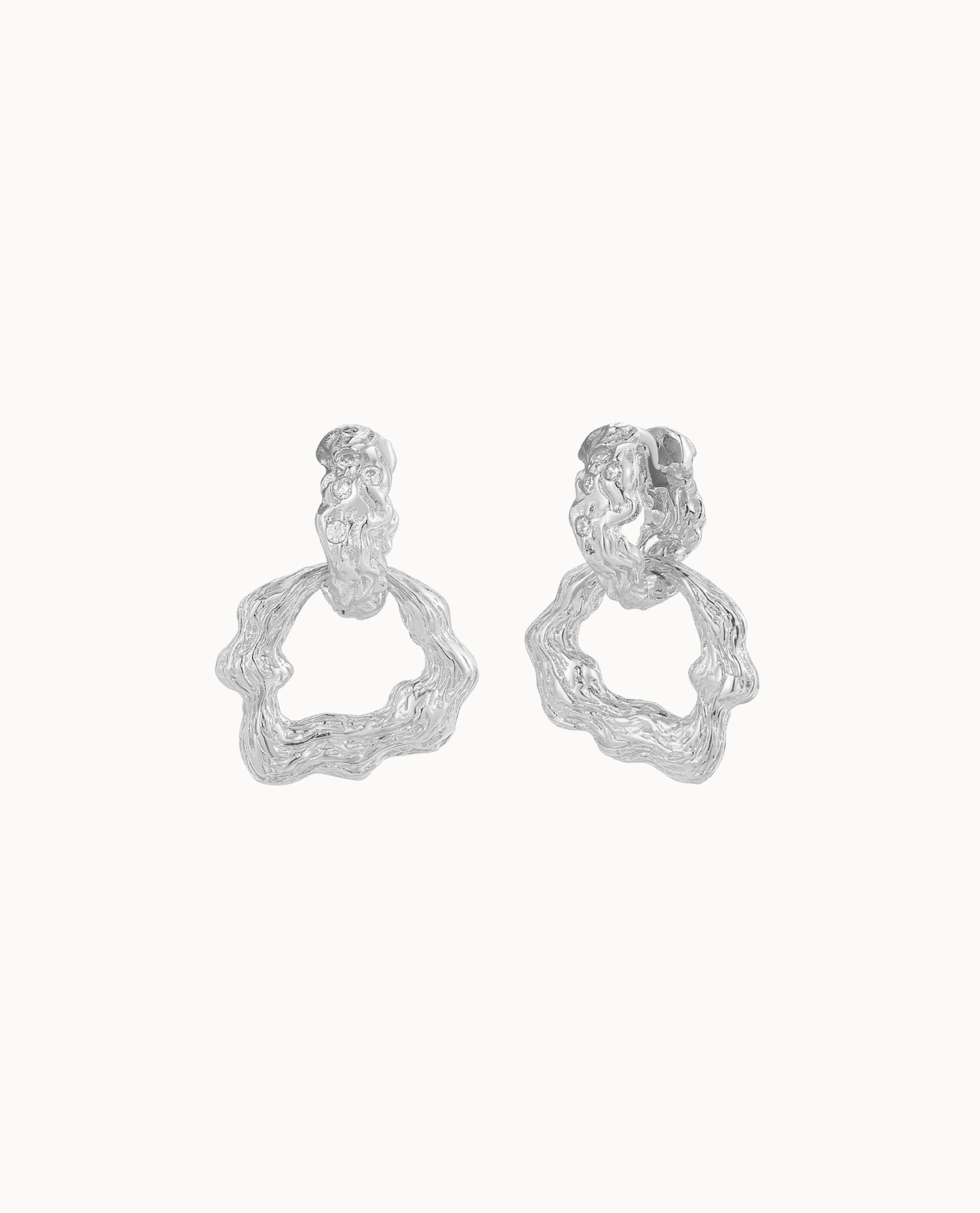 Nephele Earrings Sølv - Nava Copenhagen Øreringe  - 05715461007219