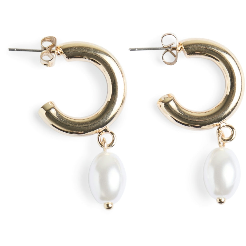 Pieces Dame øreringe Pcpanko Gold Colour St1 Mop - Pieces Øreringe  - 5715607468300