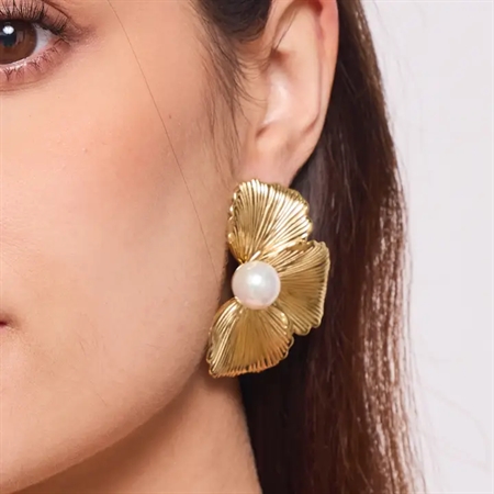 Accessories Hve Eline Atelier Vandfaste Blomster - Eline Latelier Øreringe  - 1258272011520