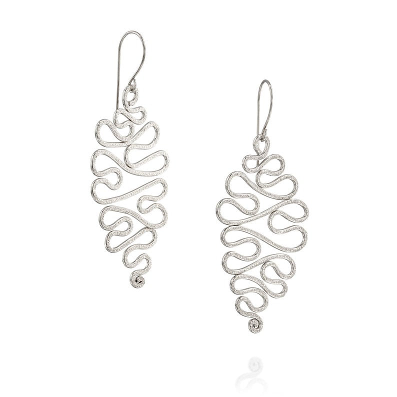 Store Slangeøreringe Sølv - Niibuhr Jewelry Øreringe